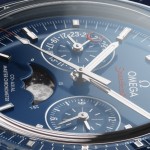 omega speedmaster moonphase blue replica